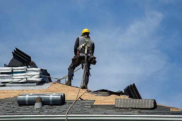 Professional Roof Installation technician working in Rice, VA